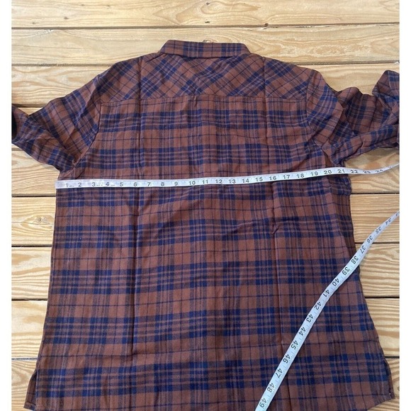 NWT Killion Plaid Button Up Shirt Size Large Men’s Brown - Picture 9 of 10